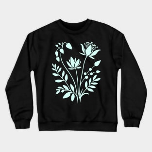 Silhouette Blossoms Crewneck Sweatshirt